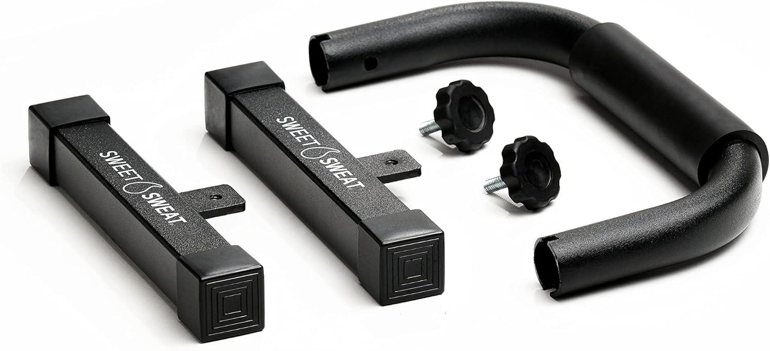 imageSweet Sweat Push Up Bars by Sports Research  Durable NonSlip with Comfort Grip  Calisthenics Equipment for Bodyweight Fitness ampamp Strength Training  Floor Stand Pushup Bar Handles for Men ampamp Women