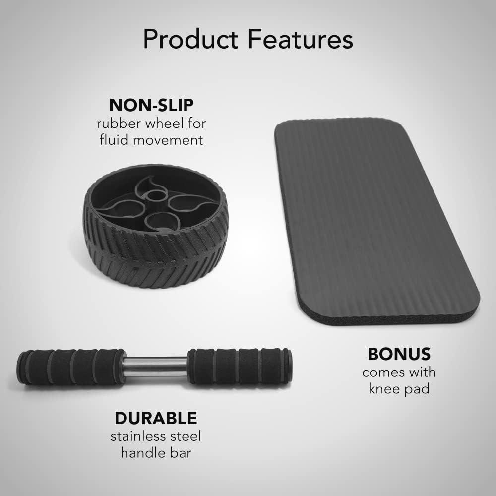 imageSweet Sweat ab roller for Abs Workout Wheel Exercise Equipment for Core Workout Ab Wheel Roller for Home GymEquipment for Abdominal Exercise
