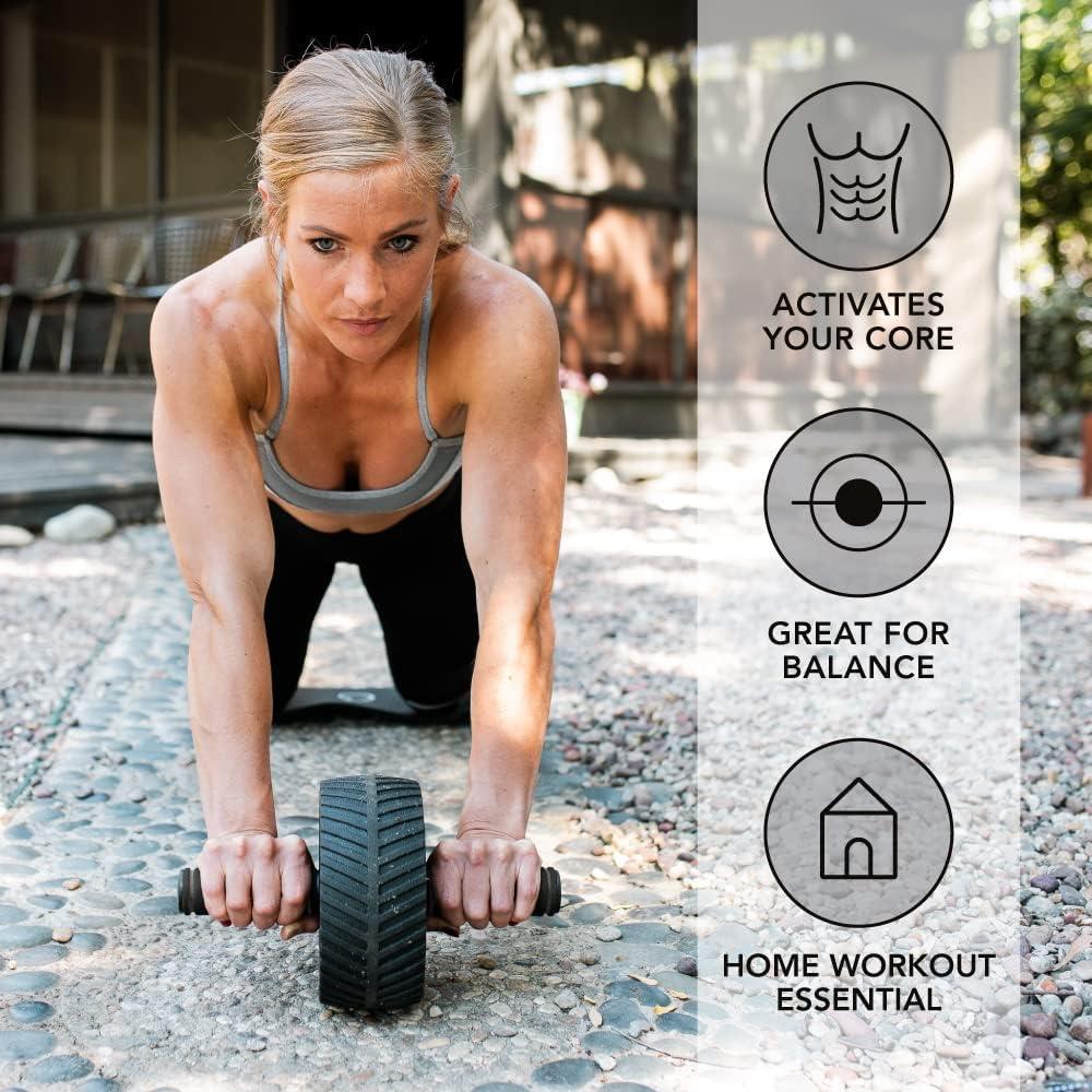 imageSweet Sweat ab roller for Abs Workout Wheel Exercise Equipment for Core Workout Ab Wheel Roller for Home GymEquipment for Abdominal Exercise