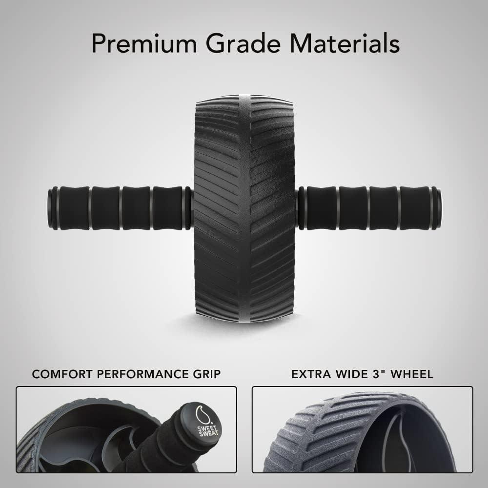 imageSweet Sweat ab roller for Abs Workout Wheel Exercise Equipment for Core Workout Ab Wheel Roller for Home GymEquipment for Abdominal Exercise