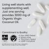 imageExtra Virgin Organic Coconut Oil Capsules  The Only Vegan Certified NonGMO Project Verified Coconut Capsule Available 120 Plant Gels