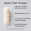 imageOrganic Apple Cider Vinegar Gummies with The Mother  USDA Organic Vegan Certified ampamp NonGMO Verified 60 Vegan GummiesACV Capsules