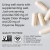 imageOrganic Apple Cider Vinegar Gummies with The Mother  USDA Organic Vegan Certified ampamp NonGMO Verified 60 Vegan GummiesACV Capsules
