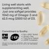 imageSports Research Alaskan Omega3 Fish Oil 1040mg  Vitamin D3 2500iu  Supports Brain ampamp Heart Health  MSC Certified Sustainable  WildCaught  NonGMO  Triglyceride Form  120 Count Softgels