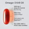 imageSports Research Antarctic Krill Oil Omega 3 1000mg Double Strength with Phospholipids Choline ampamp Astaxanthin Triple Strength Omega 3 Fish Oil SingleSource Wild Alaska Pollock 1250mg Vitamin D3 K2