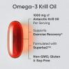 imageSports Research Antarctic Krill Oil Omega 3 Softgels 1000mg Double Strength with Phospholipids Choline ampamp Astaxanthin  Sustainably Sourced NonGMO Verified ampamp Gluten Free  60 Capsules30 Count Pack of 1