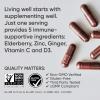 imageSports Research Black Elderberry with Zinc Vitamin C ampamp Vitamin D Immune Support Supplement for Adults 60 CapsulesCapsule
