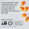 imageSports Research CoQ10 100mg Enhanced wCoconut Oil ampamp Bioperine Black Pepper for Better Absorption  Vegan Certified NonGMO Verified 120 Veggie Softgels120 Count Pack of 1