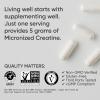 imageSports Research Creatine Monohydrate  Gain Lean Muscle Improve Performance and Strength and Support Workout Recovery  5 g Micronized Creatine  1058 oz120 Count Pack of 1