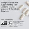 imageSports Research Digestive Enzymes with Probiotics ampamp Ginger  Plant Based for Dairy Protein Sugar ampamp Carbs  NonGMO Verified ampamp Vegan Friendly 90 Veggie Capsules