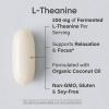 imageSports Research Double Strength LTheanine Supplement  Suntheanine Softgels for Focus Relaxation ampamp Alertness  NonDrowsy Support Made with Coconut Oil NonGMO ampamp Gluten Free  200mg 60 Count60 Count Pack of 1