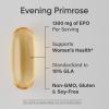 imageSports Research Evening Primrose Oil 1300mg ColdPressed with No fillers or Artificial Ingredients NonGMO Tested  Gluten and Soy Free 120 Liquid Softgels30 Count Pack of 1