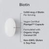 imageSports Research Extra Strength Vegan Biotin Vitamin B Supplement with Organic Coconut Oil  Supports Keratin for Healthier Hair ampamp Skin  Great for Women ampamp Men  5000mcg 120 Veggie Softgel Capsules5 000 mcg