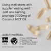 imageSports Research Keto MCT Oil Capsules derived from Coconut Oil  Keto Fuel for The Brain ampamp Body  Derived from NonGMO Coconuts 120 Soft gels240 Count Pack of 1