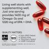 imageSports Research Keto Omega Fish Oil 1400mg  Full Spectrum Omega3 Blend with Astaxanthin ampamp Coconut MCT Oil  Keto Certified Soy ampamp GlutenFree 120 Softgels