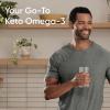 imageSports Research Keto Omega Fish Oil 1400mg  Full Spectrum Omega3 Blend with Astaxanthin ampamp Coconut MCT Oil  Keto Certified Soy ampamp GlutenFree 120 Softgels