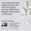 imageSports Research Magtein Magnesium LThreonate Capsules  Magnesium Supplement for Memory Focus ampamp Cognition  Magnesium L Threonate Supports Brain Health Sleep ampamp Mood  2000mg 90 Capsules for Adults180 Count Pack of 1