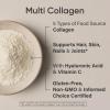 imageSports Research Multi Collagen Pills Type I II III V X Hydrolyzed Collagen Peptides with Hyaluronic Acid  Vitamin C  NonGMO Verified ampamp Gluten Free  90 CapsulesPowder