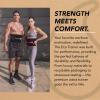 imageSports Research Sweet Sweat Eco Waist Trainer  Premium Sweat Enhancing Fitness Belt for Women ampamp Men  4 Adjustable SizesBlack