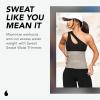 imageSports Research Sweet Sweat Waist Trimmer  Premium Sweat Enhancing Fitness Belt for Women ampamp Men  5 Adjustable SizesMatte Black