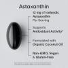 imageSports Research Triple Strength Astaxanthin Supplement 6mg with Organic Coconut Oil for Antioxidant Activity Skin ampamp Eye Health Support  NonGMO Verified ampamp Gluten Free  120 Softgels60 Count Pack of 1