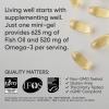 imageSports Research Triple Strength Omega 3 Fish Oil  Burpless Fish Oil Supplement wEPA ampamp DHA Fatty Acids from Wild Alaskan Pollock  Heart Brain ampamp Immune Support for Men ampamp Women  1250 mg 240 ct120 Count Pack of 1