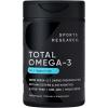 imageSports Research Triple Strength Omega 3 Fish Oil  Burpless Fish Oil Supplement wEPA ampamp DHA Fatty Acids from Wild Alaskan Pollock  Heart Brain ampamp Immune Support for Men ampamp Women  1250 mg 240 ct120 Count Pack of 1