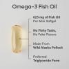 imageSports Research Triple Strength Omega 3 Fish Oil  Burpless Fish Oil Supplement wEPA ampamp DHA Fatty Acids from Wild Alaskan Pollock  Heart Brain ampamp Immune Support for Men ampamp Women  1250 mg 240 ct120 Count Pack of 1
