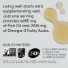 imageSports Research Triple Strength Omega 3 Fish Oil  Burpless Fish Oil Supplement wEPA ampamp DHA Fatty Acids from Wild Alaskan Pollock  Heart Brain ampamp Immune Support for Men ampamp Women  1250 mg 240 ct8 Fl Oz Pack of 1