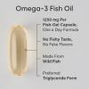 imageSports Research Triple Strength Omega 3 Fish Oil  Burpless Fish Oil Supplement wEPA ampamp DHA Fatty Acids from Wild Caught Fish  Heart Brain ampamp Immune Support for Men ampamp Women  1250 mg 150 ct