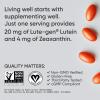 imageSports Research Vegan Lutein  Zeaxanthin 20mg with Organic Coconut Oil for Better Absorption  Supports Vision ampamp Eye Health  Vegan Certified ampamp NonGMO Verified 120 Softgels120 Count Pack of 1