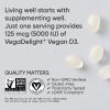 imageSports Research Vegan Vitamin D3 5000IU 125 mcg with Coconut Oil  100 PlantBased Vitamin D for Bone Joint ampamp Immune Support  Carrageenan Free Vegan Certified ampamp NonGMO Verified 60 Softgels