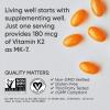 imageSports Research Vitamin K2 as MK7 with Organic Coconut MCT Oil  NonGMO Verified Vegan Certified 60 VeggieSoftgels60 Count Pack of 1