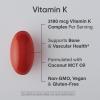 imageSports Research Vitamin K2 as MK7 with Organic Coconut MCT Oil  NonGMO Verified Vegan Certified 60 VeggieSoftgels60 Count Pack of 1