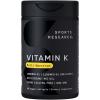 imageSports Research Vitamin K2 as MK7 with Organic Coconut MCT Oil  NonGMO Verified Vegan Certified 60 VeggieSoftgels60 Count Pack of 1