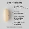 imageSports Research Zinc Picolinate 50mg with Organic Coconut Oil  Highly Absorbable Zinc Supplement for Healthy Immune Function  NonGMO Verified Gluten ampamp Soy Free 60 Liquid Softgels120 Count Pack of 1