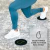 imageSweet Sweat Core AB Sliders Pack of 2  Dual Sided Fitness Sliders for Hardwood Or Carpeted Surfaces  Ideal for Ab ampamp Core Workouts