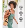 imageSweet Sweat Yoga Mat Dual Sided  Fitness ampamp Exercise Mat with EasyCinch Yoga Mat Carrier Strap 72quotL x 24quotWTan