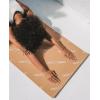 imageSweet Sweat Yoga Mat Dual Sided  Fitness ampamp Exercise Mat with EasyCinch Yoga Mat Carrier Strap 72quotL x 24quotWTan