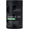 imageSports Research Odorless Garlic Oil Pills 1000mg with Parsley ampamp Chlorophyll  NonGMO Verified Vegan Certified ampamp Gluten Free 150 Plant Gels