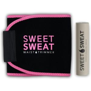 imageSports Research Sweet Sweat Pink Waist Trimmer XL and Vanilla Sweet Sweat Gel Stick 64oz Bundle
