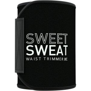 imageSports Research Sweet Sweat Waist Trimmer  Premium Sweat Enhancing Fitness Belt for Women ampamp Men  5 Adjustable SizesBlack