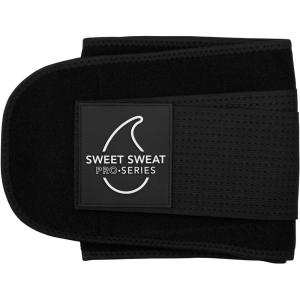 imageSports Research Sweet Sweat Waist Trimmer  Premium Sweat Enhancing Fitness Belt for Women ampamp Men  5 Adjustable SizesBlack Pro