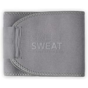 imageSports Research Sweet Sweat Waist Trimmer  Premium Sweat Enhancing Fitness Belt for Women ampamp Men  5 Adjustable SizesMatte Gray