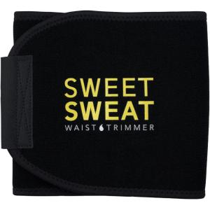 imageSports Research Sweet Sweat Waist Trimmer  Premium Sweat Enhancing Fitness Belt for Women ampamp Men  5 Adjustable SizesYellow Logo