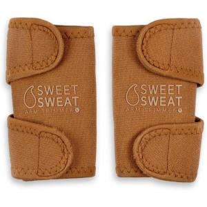 imageSweet Sweat Arm Trimmers  Premium SweatEnhancing Arm Wraps for Women ampamp Men  3 Adjustable SizesClay