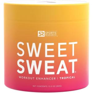 imageSweet Sweat Coconut Workout Enhancer Gel  Maximize Your Exercise ampamp Sweat Faster  135oz JarTropical