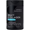 imageSports Research Multi Collagen Pills Type I II III V X Hydrolyzed Collagen Peptides with Hyaluronic Acid  Vitamin C  NonGMO Verified ampamp Gluten Free  90 CapsulesCapsule