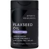 imageSports Research Vegan Flaxseed Oil 1200mg Herbal Supplement with PlantBased ALA Omega 3  Vegan Certified ampamp NonGMO Verified  Gluten Soy ampamp Carrageenan Free 180 Veggie Softgels180 Count Pack of 1