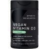 imageSports Research Vegan Vitamin D3 5000IU 125 mcg with Coconut Oil  100 PlantBased Vitamin D for Bone Joint ampamp Immune Support  Carrageenan Free Vegan Certified ampamp NonGMO Verified 60 Softgels